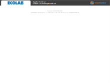 Tablet Screenshot of ecolab.chemicontrol.dk