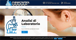 Desktop Screenshot of chemicontrol.it
